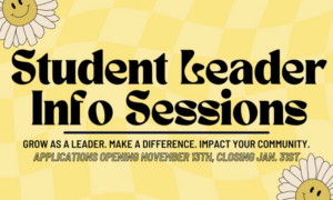 Student Leader Info Sessions